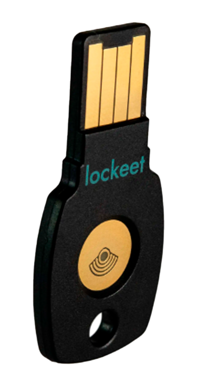 Chave de segurança Lockeet.
